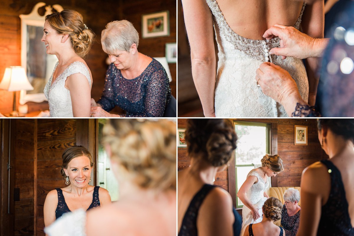 Montesino Ranch Wedding bride getting ready