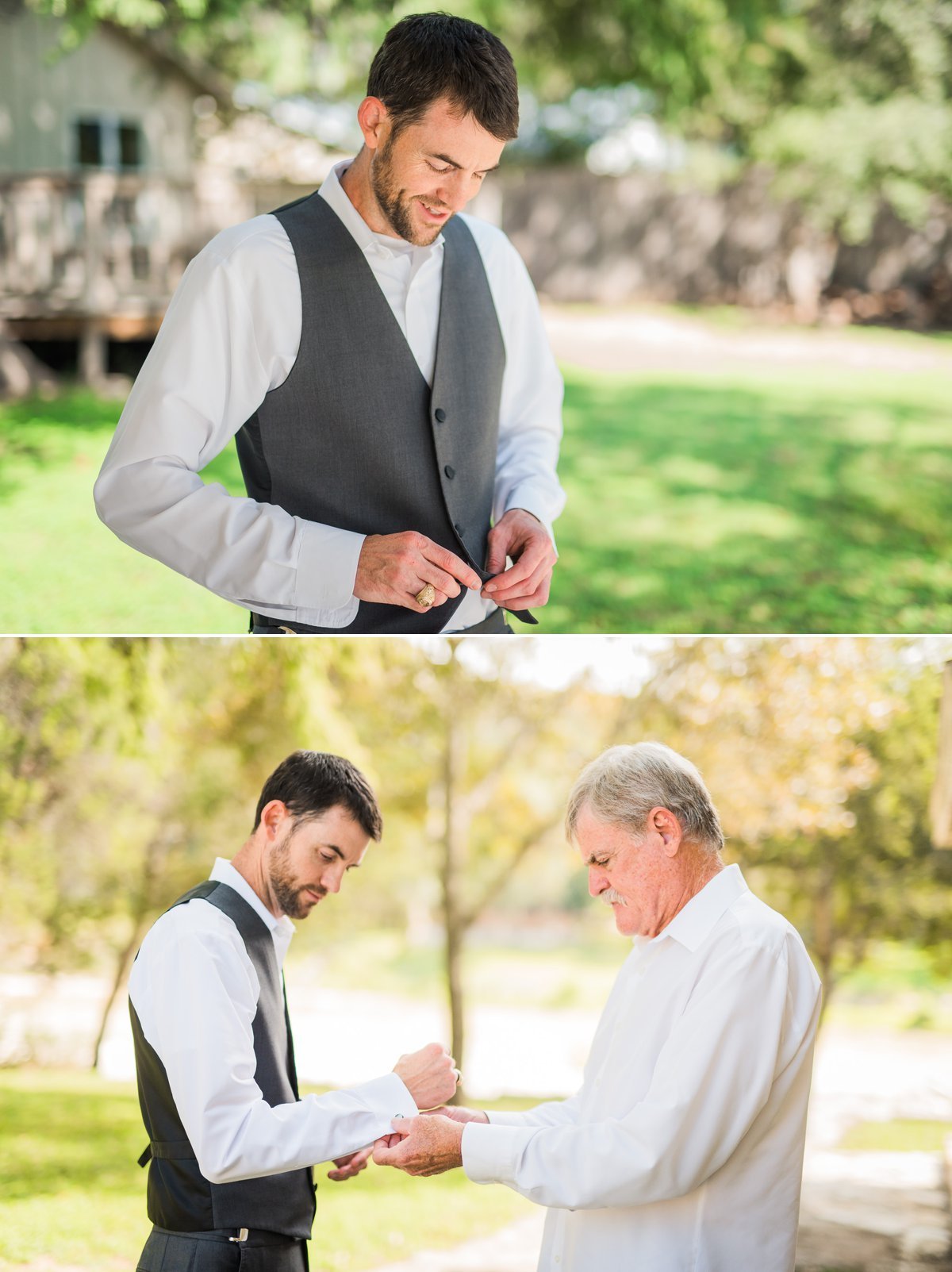 Montesino Ranch Wedding groom getting ready