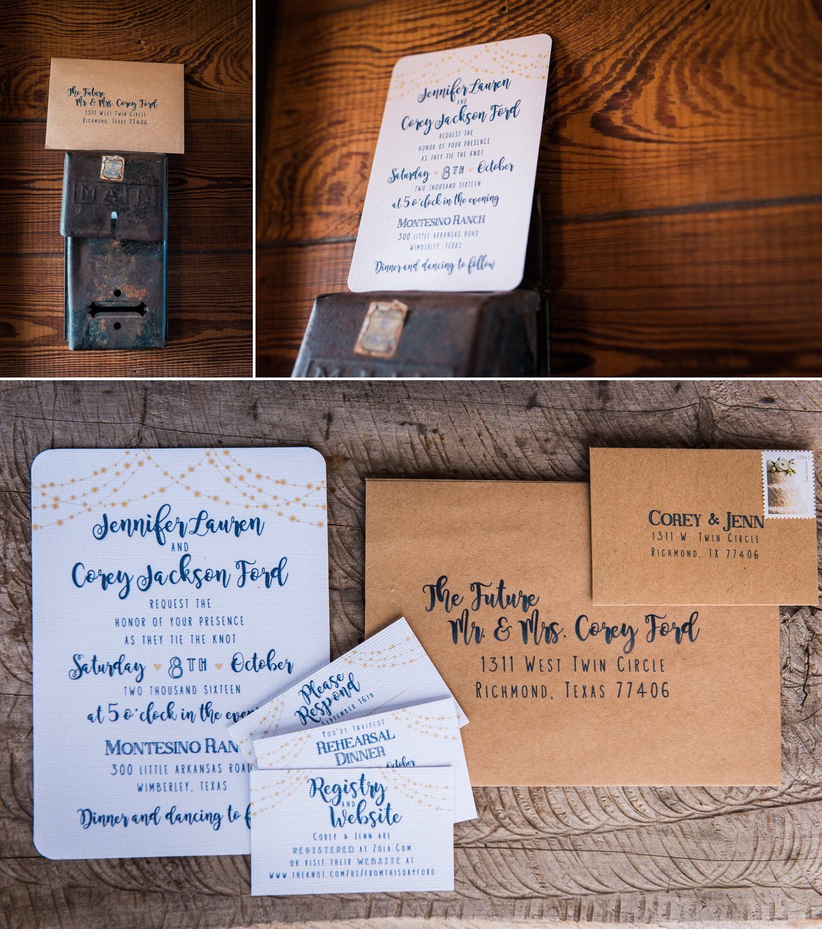 Montesino Ranch Wedding invitation ideas