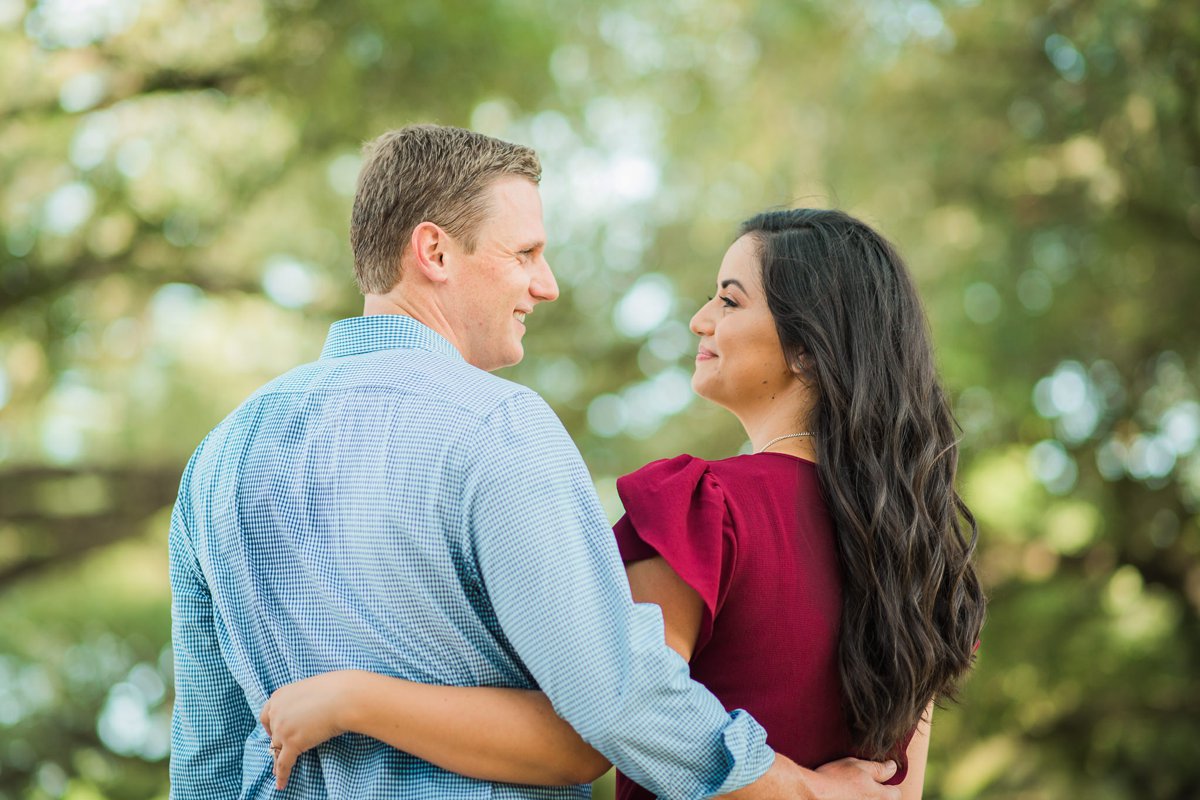 Aubrey-Chris Engagement photo in Houston by Nate Messarra