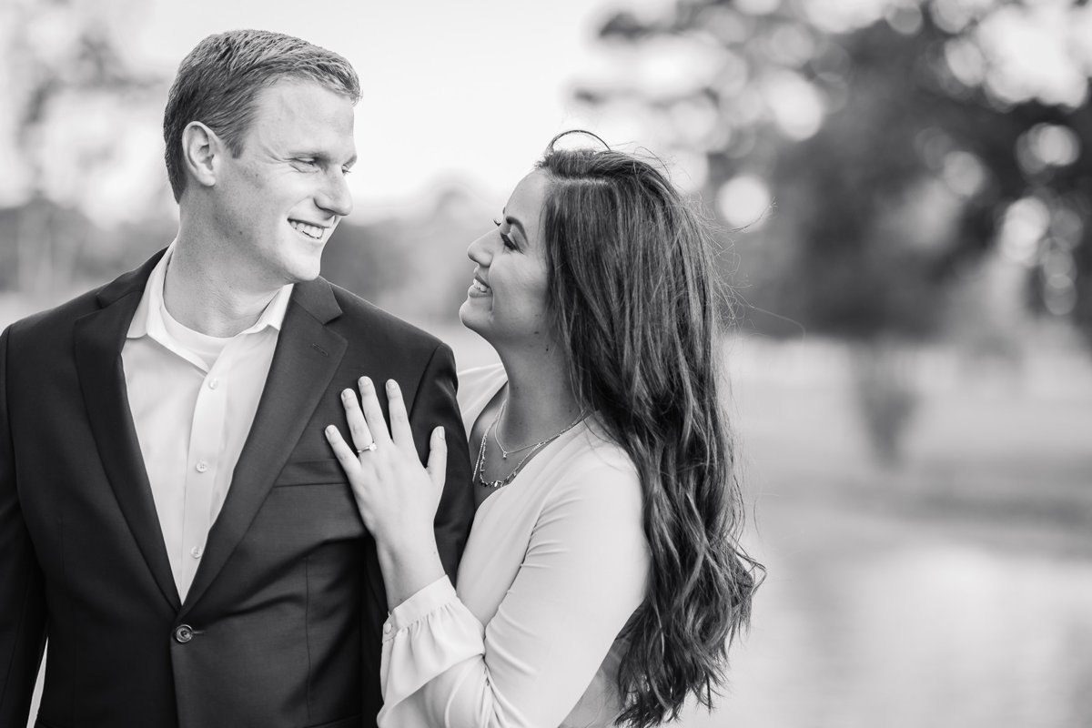 Aubrey-Chris Engagement photo in Houston by Nate Messarra