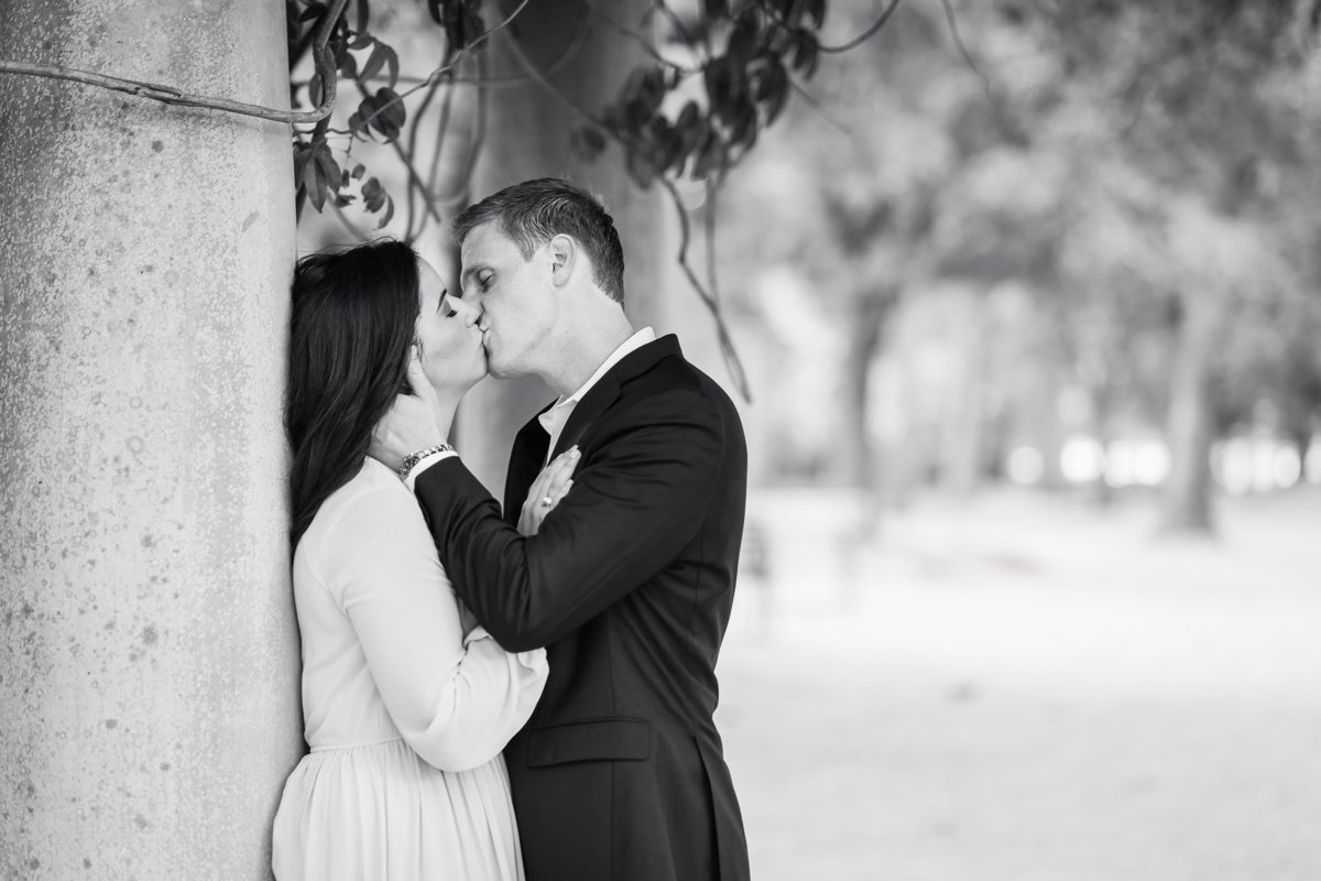 Aubrey-Chris Engagement photo in Houston by Nate Messarra