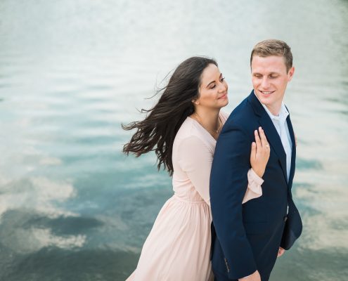 Aubrey & Chris Houston Engagement Photo by Nate Messarra