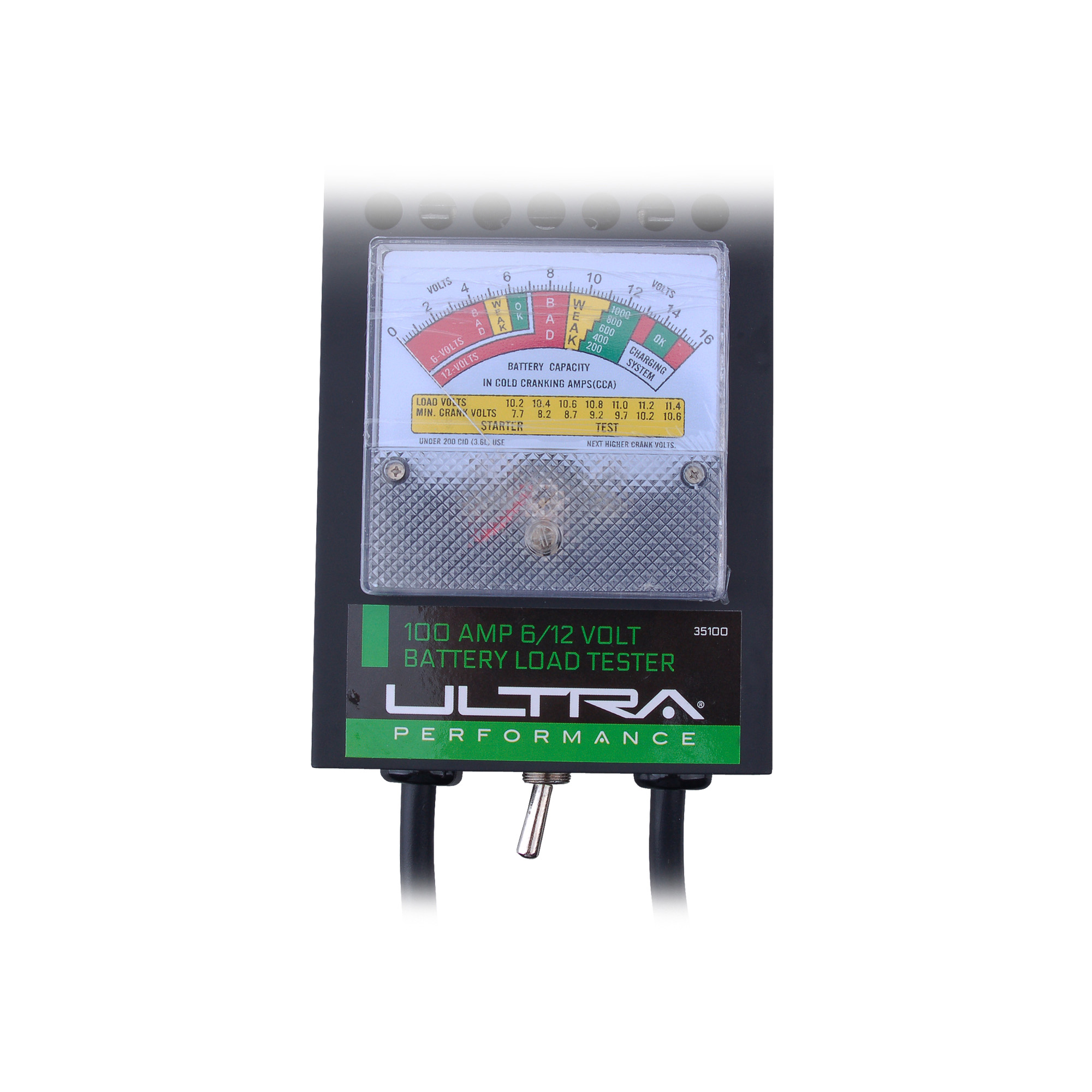 Ultra Performance 100 Amp 6/12 Volt Battery Load Tester & Volt Meter eBay