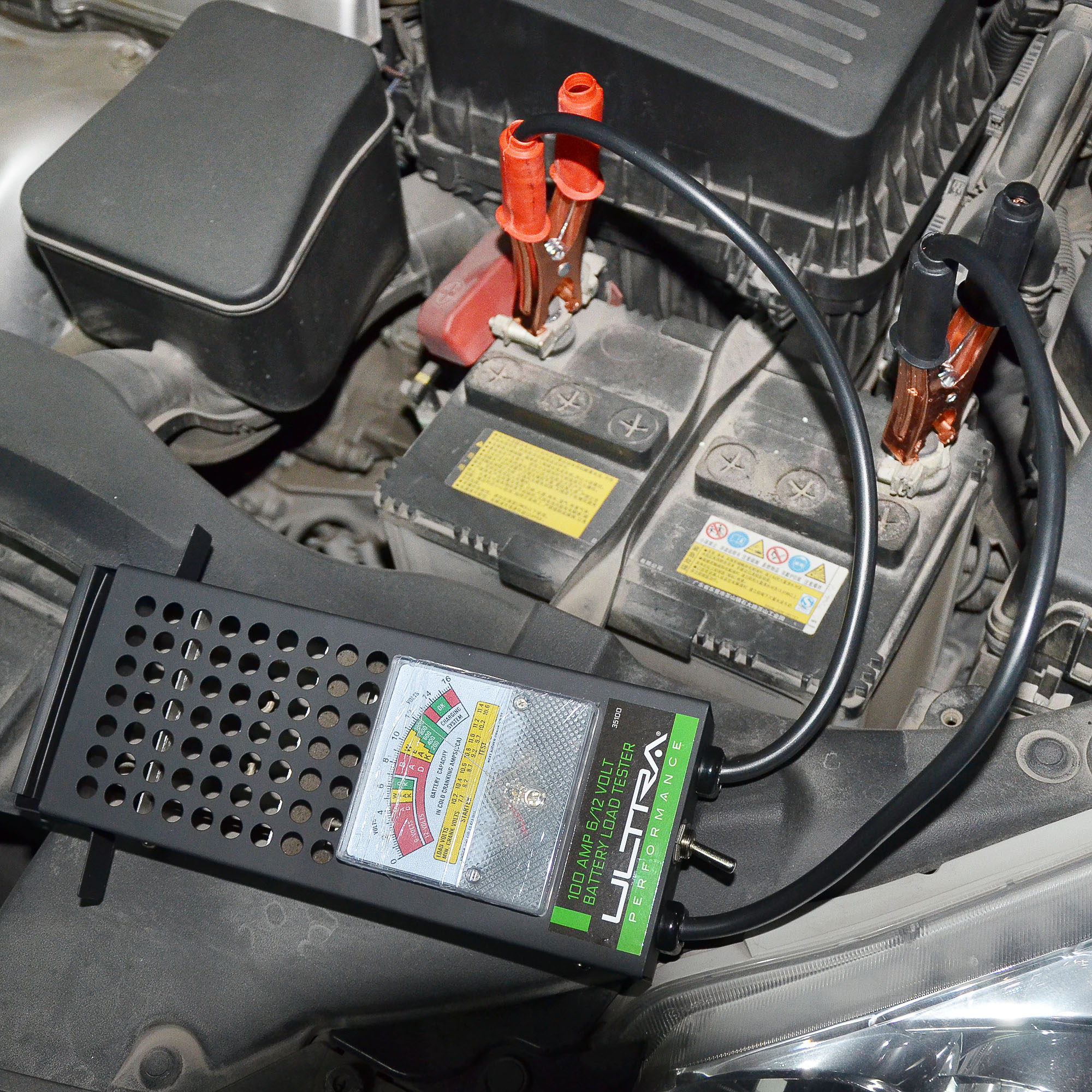 Ultra Performance 100 Amp 6/12 Volt Battery Load Tester & Volt Meter eBay