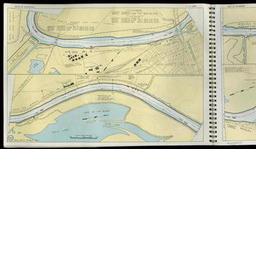 nautical chart of the illinois waterway and illinois river at peoria illinois river navigation charts