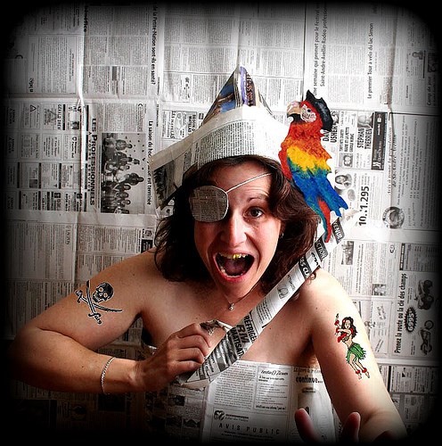 You Can Make A Pirate Costume Out Of Newspaper You Can Make A Pirate Costume Out Of Newspaper