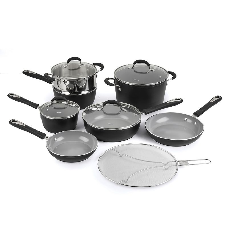 Cuisinart® Ceramica® XT Matte Collection Ceramic Nonstick 12-pc. Cookware Set, Black $249.99 MSRP