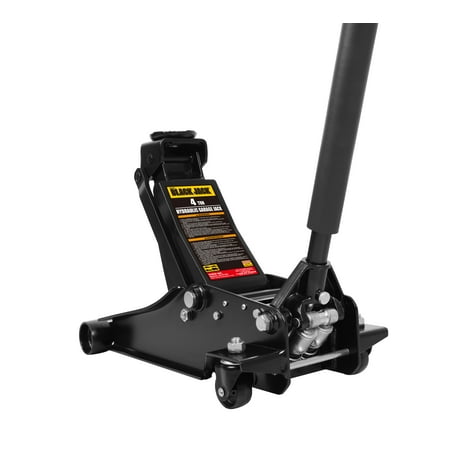 Black Jack - 4 Ton Heavy Duty Garage Jack  Dual Pump  Black  T84009W $188 MSRP