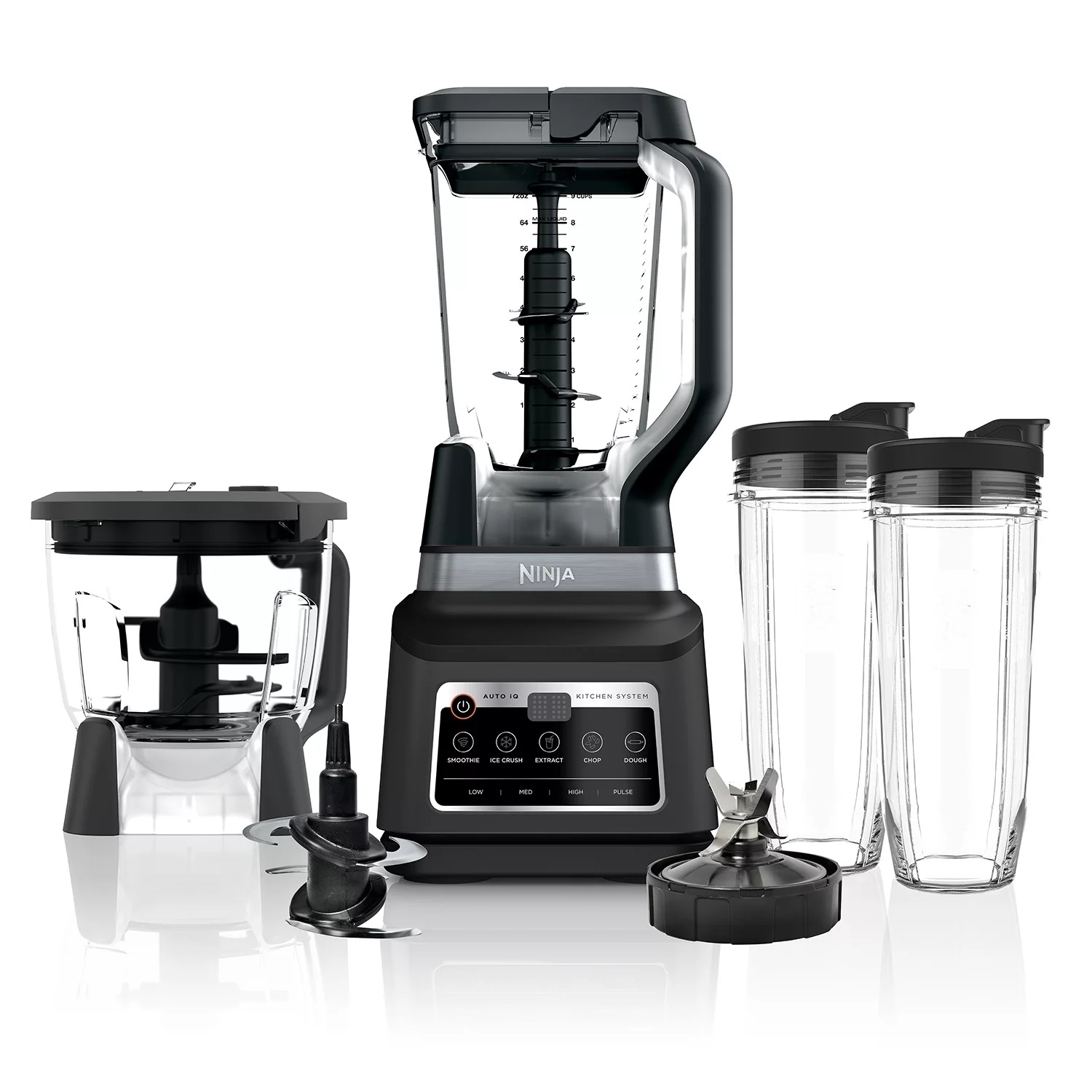 Ninja BN805A 1400W Pro Plus Kitchen System Blender and Food Processor (Black) $246.32 MSRP