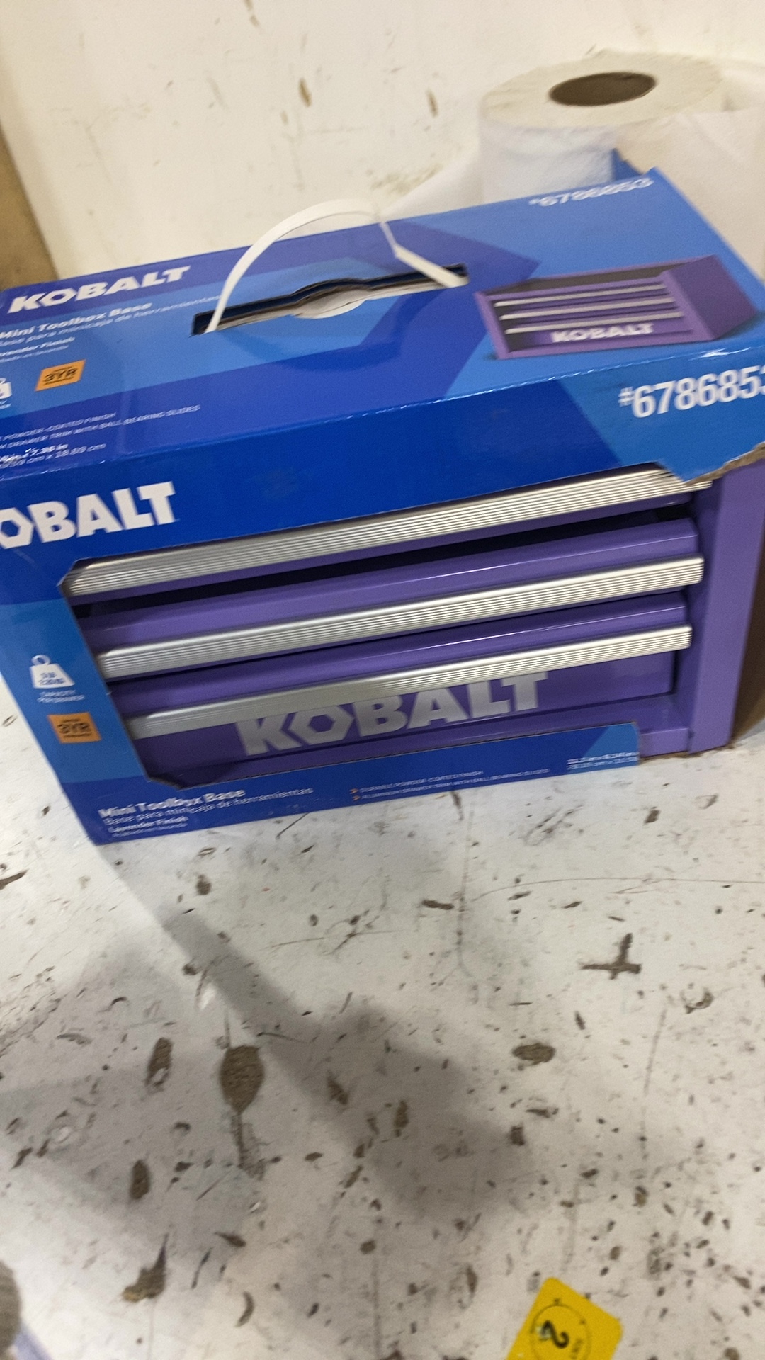 Lot of 2 Kobalt mini 11.1-in W x 7.36-in H x 6.14-in D 3 -Drawer Lavender Steel Tool Box

 $64 MSRP