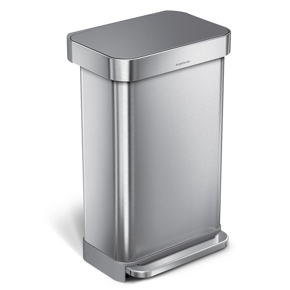 Simplehuman 12gal Step-on Trash Can $165.28 MSRP