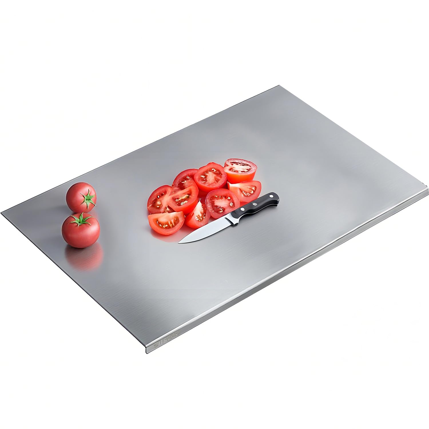 304 Stainless Steel Cutting Board – Stainless Steel Kitchen Chopping Boards Non-Slip, Dishwasher Safe – Ideal for Meat, Vegetables, Fruits, Bread & Baking – Commercial & Home Use (31.5 * 19.6in) $79.99 MSRP