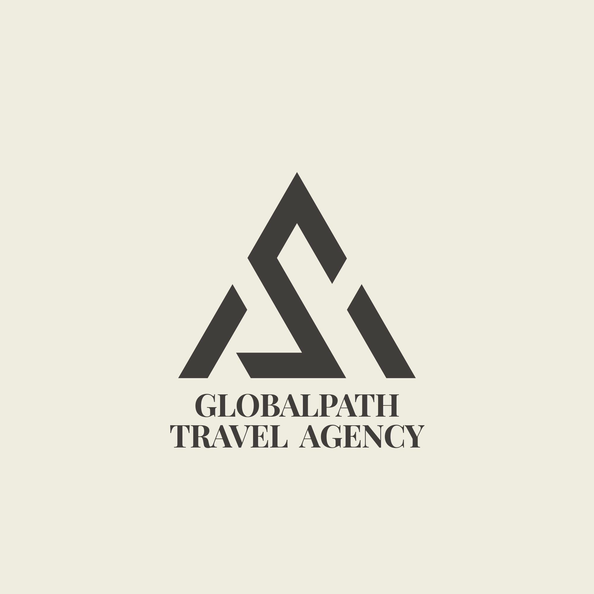 GlobalPath - Travel Agency Logo