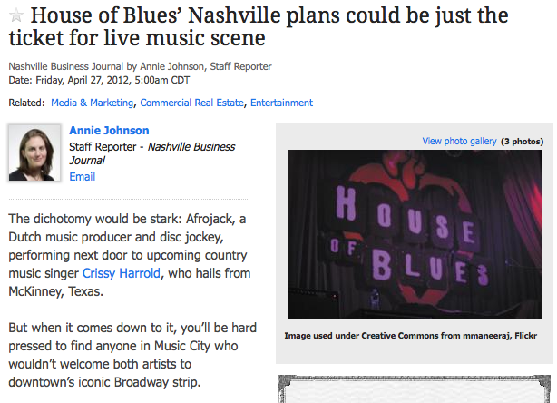 House of Blues?