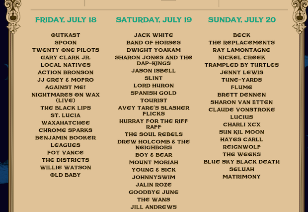 Forecastle Lineup-620