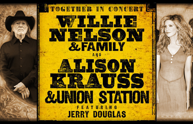 Willie Nelson and Alison Krauss