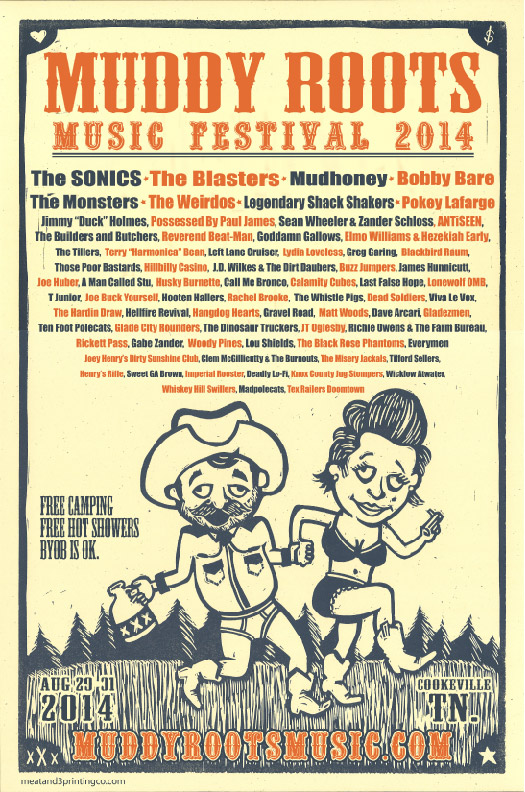 Muddy Roots 2014 Lineup