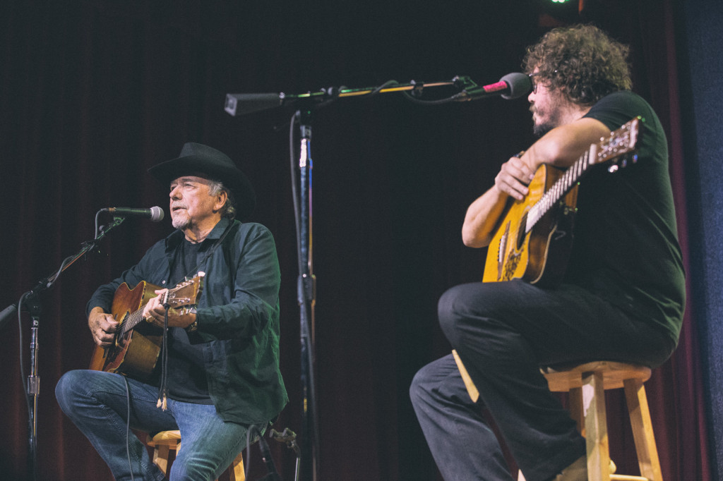 Bobby Bare & Bobby Bare, Jr.  Photo by Sundel Perry.