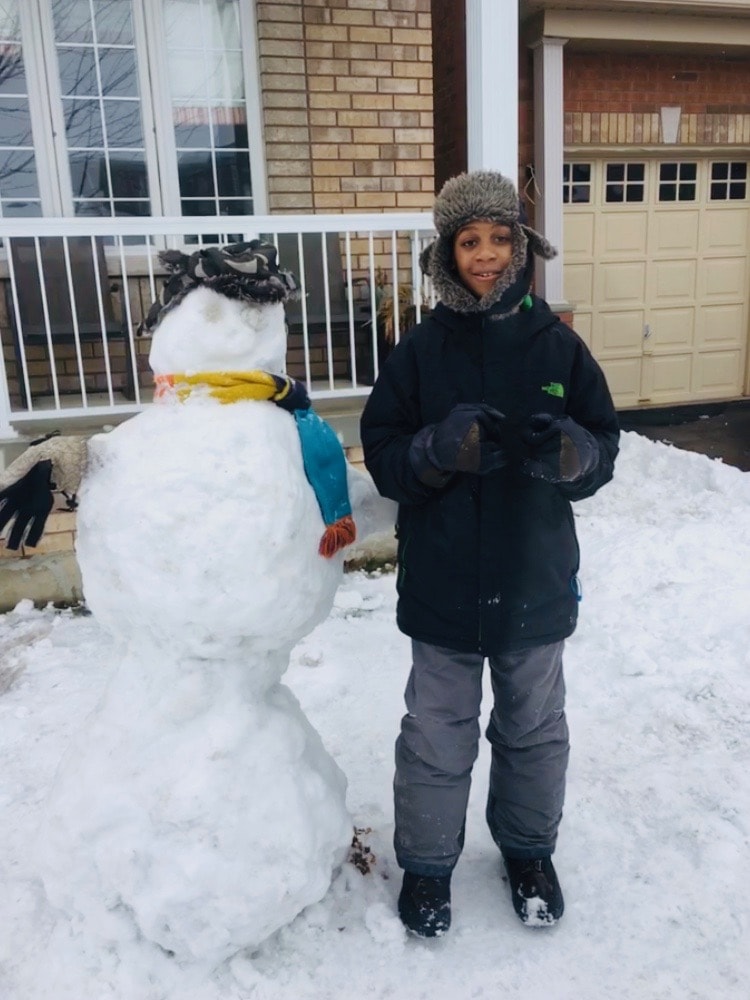 Canada for Kids: A nice snowman