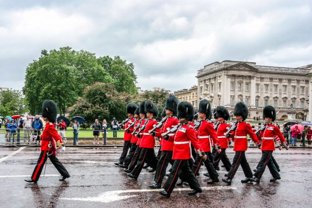 family trip to london The Changing of the Guard