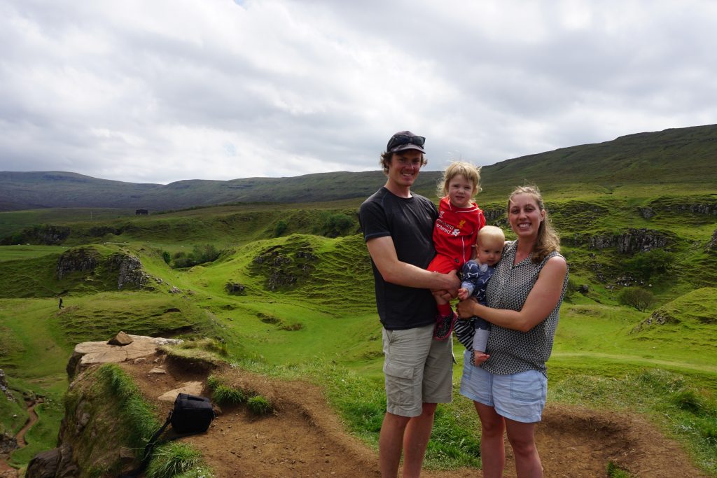 family travel kids landscape