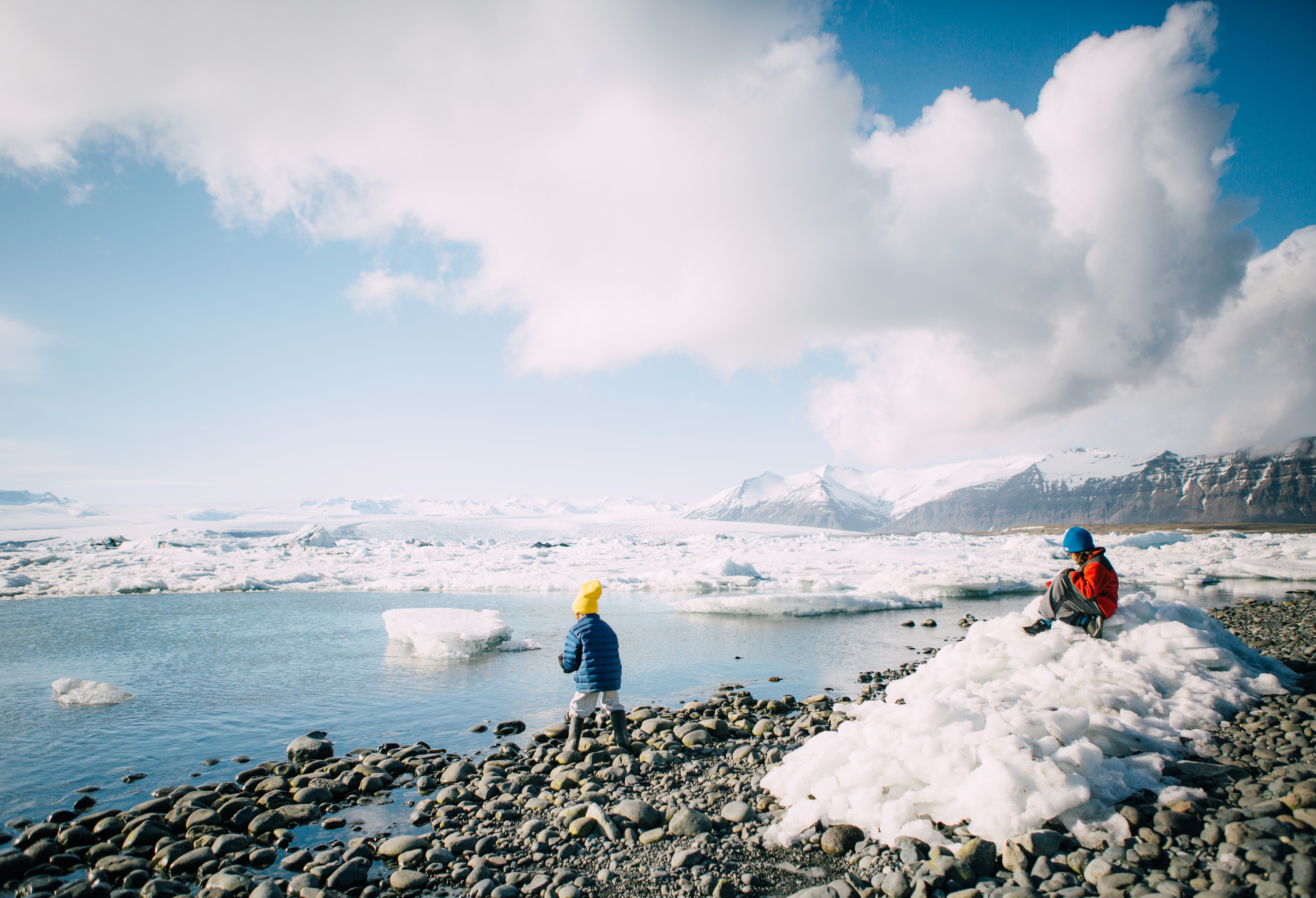 Iceland with kids vatnajokull