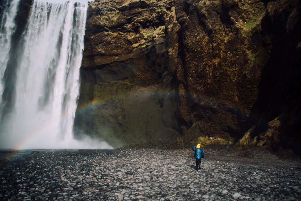 Iceland With kids Skogafoss Waterfall