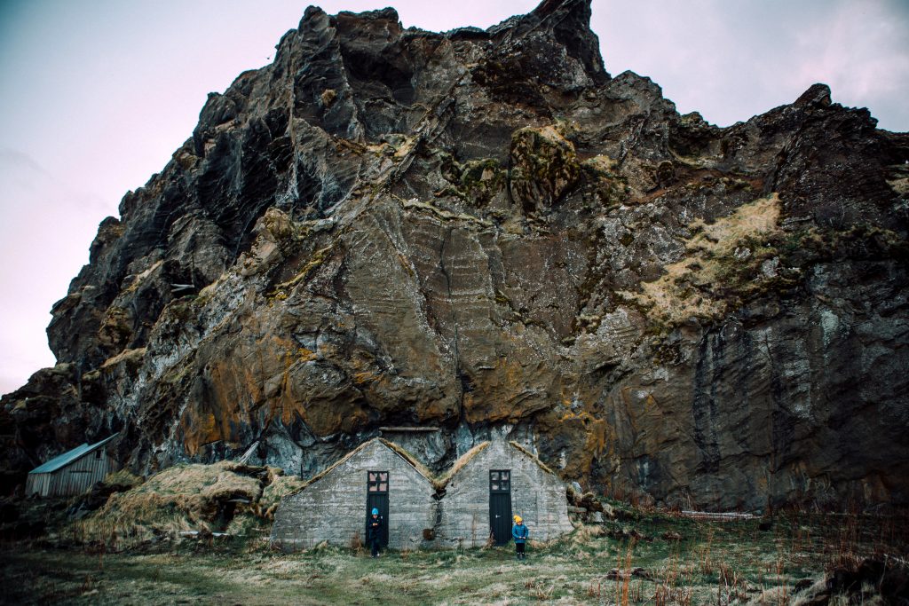 Iceland with kids rock houses