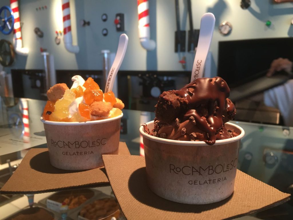 Ice cream from Rocambolesc in Madrid