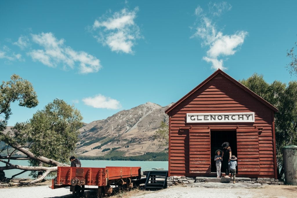 Family in Glenorchy, New Zealand