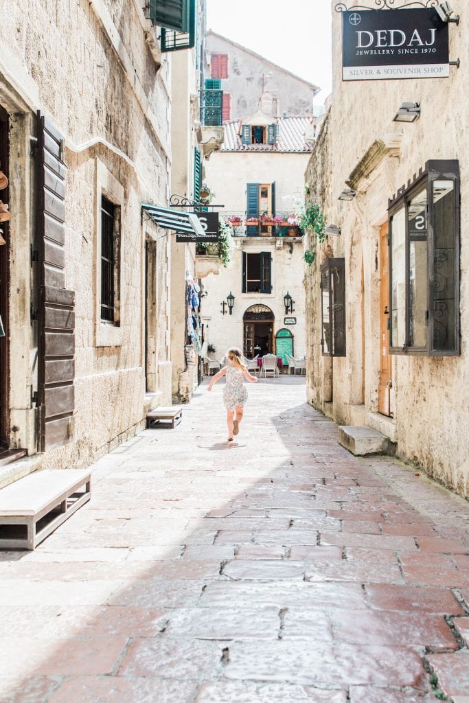 Take a walk through the cobblestone streets of Kotor
