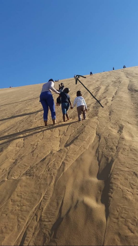 Africa for Kids: Climbing Dune 7
