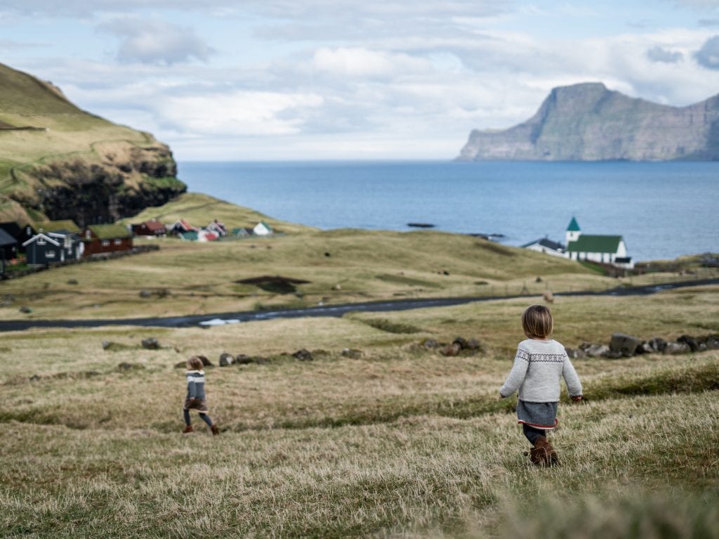 View of the Faroe Islands Coastline
