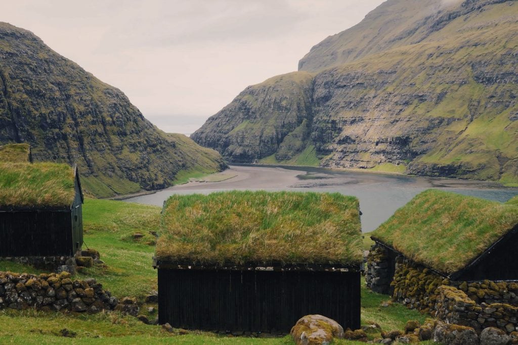 Faroe Islands with kids: houses