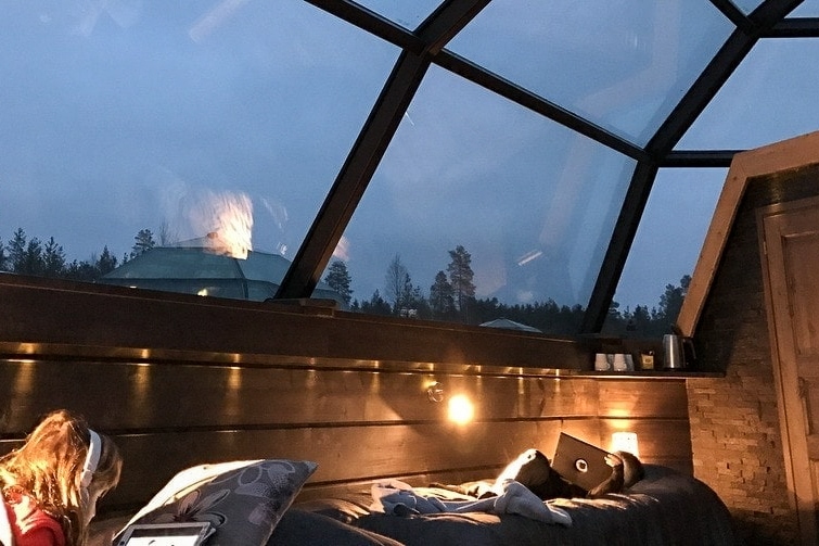 What to do in Finland with kids: Glass igloo