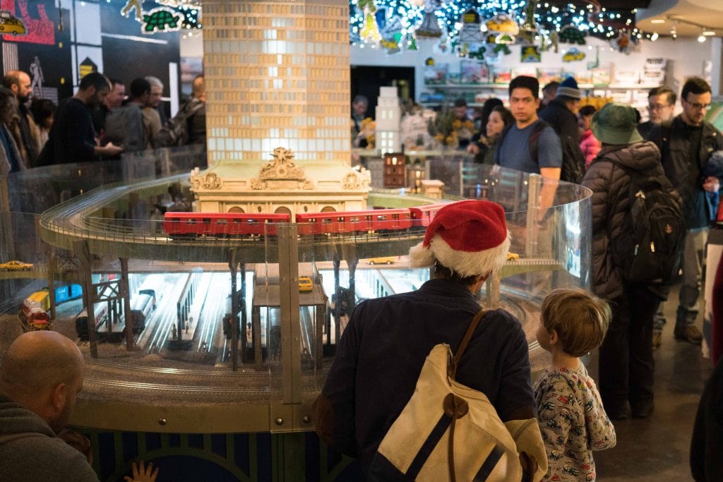 NYC with Kids: NY Transit Museum Holiday Train Show Grand Central Station