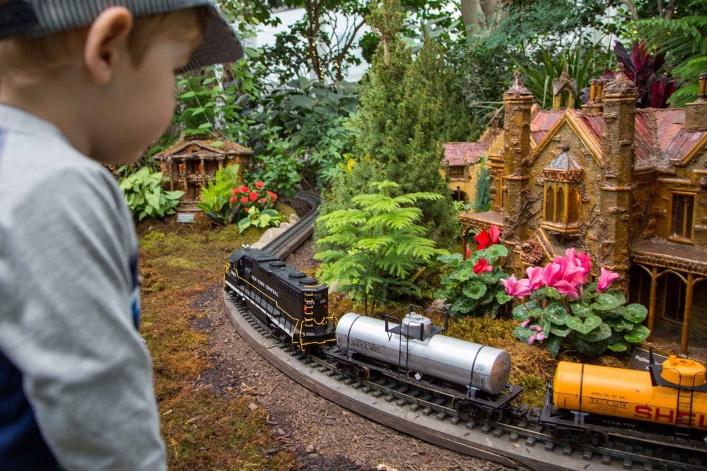 NYC for Kids: Miniatures Trains at NY Botanical Garden