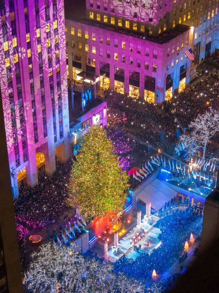 NYC for Kids: Rockefeller Tree Lighting Ceremony