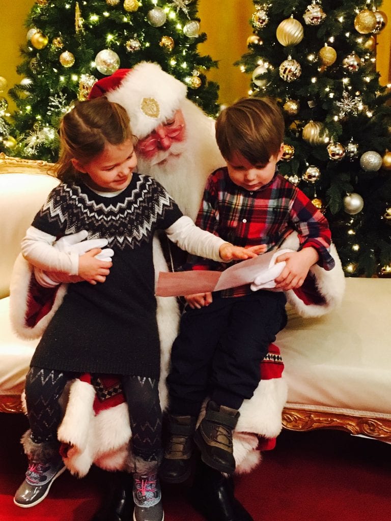 NYC for Kids: Christmas in New York with Santa at the Plaza