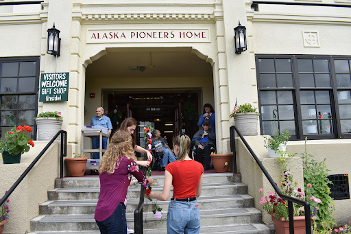 Students perform community service