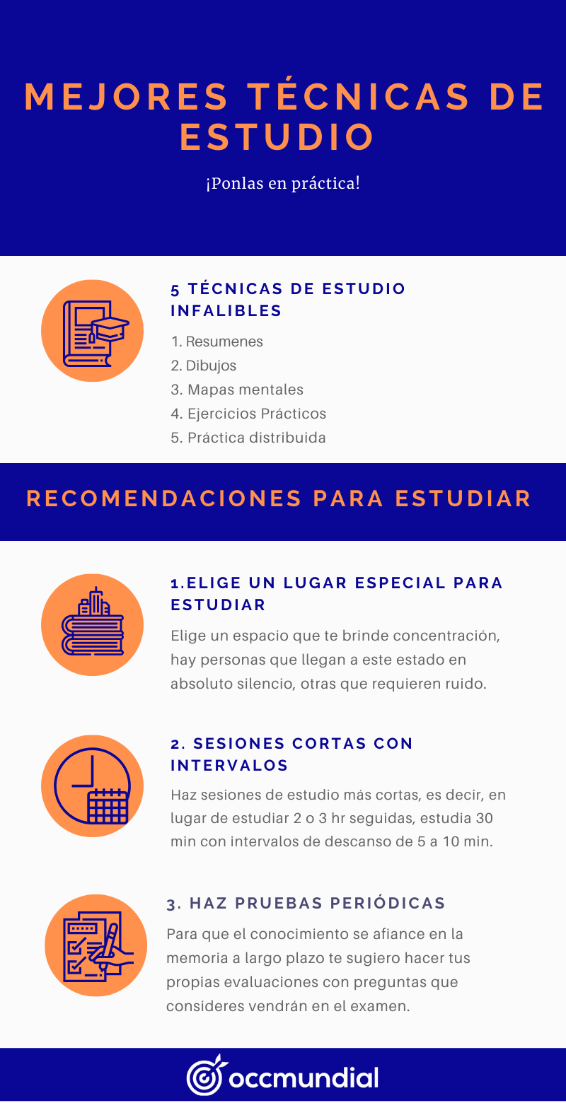 Mejores técnicas de estudio