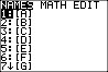 Screenshot of TI Calculator display.  TI provides resources for visually impaired users: https://education.ti.com/en/product-resources/special-needs