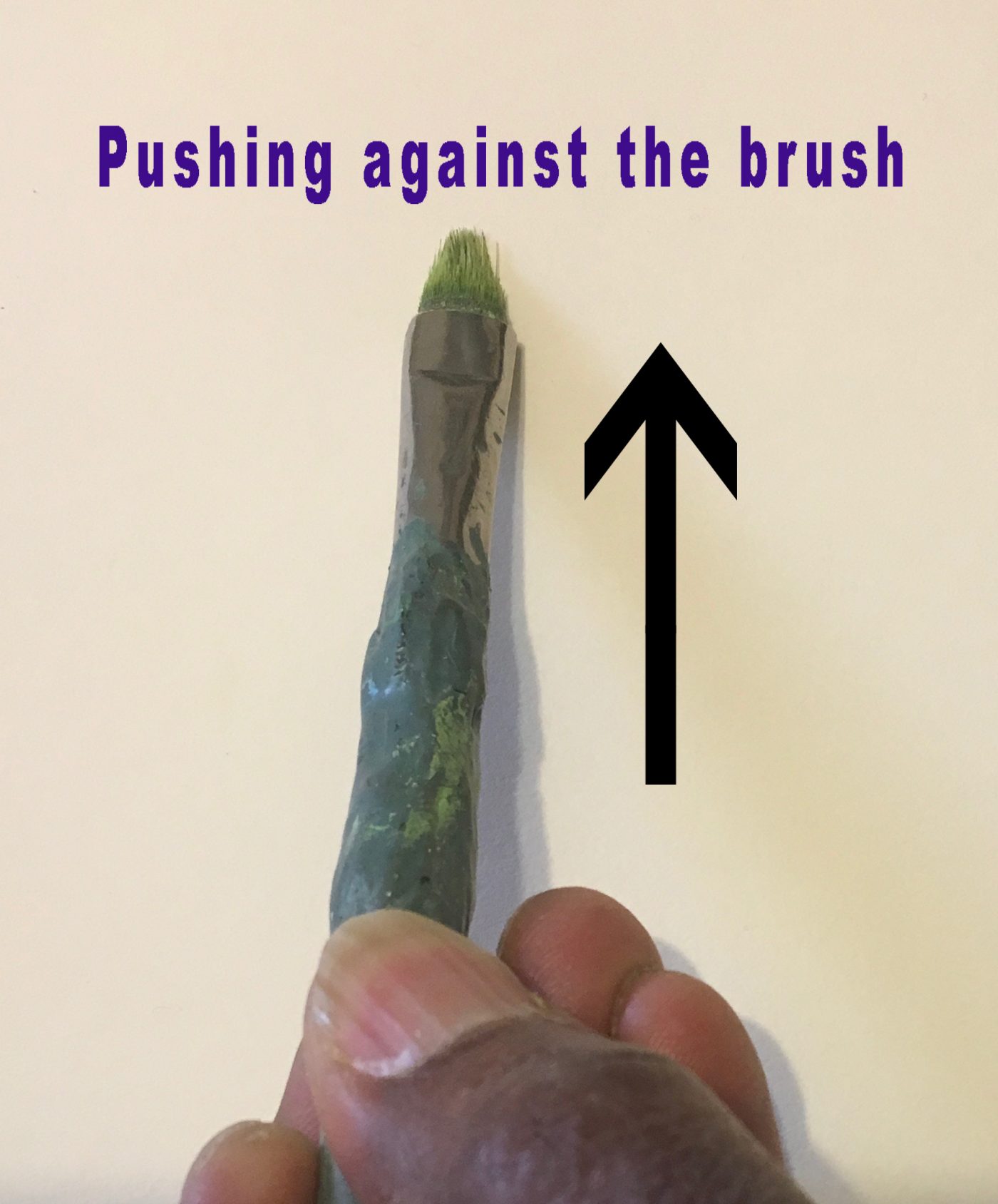 Artist Technique Depicting Grass in a Painting DONALD TOWNS ART