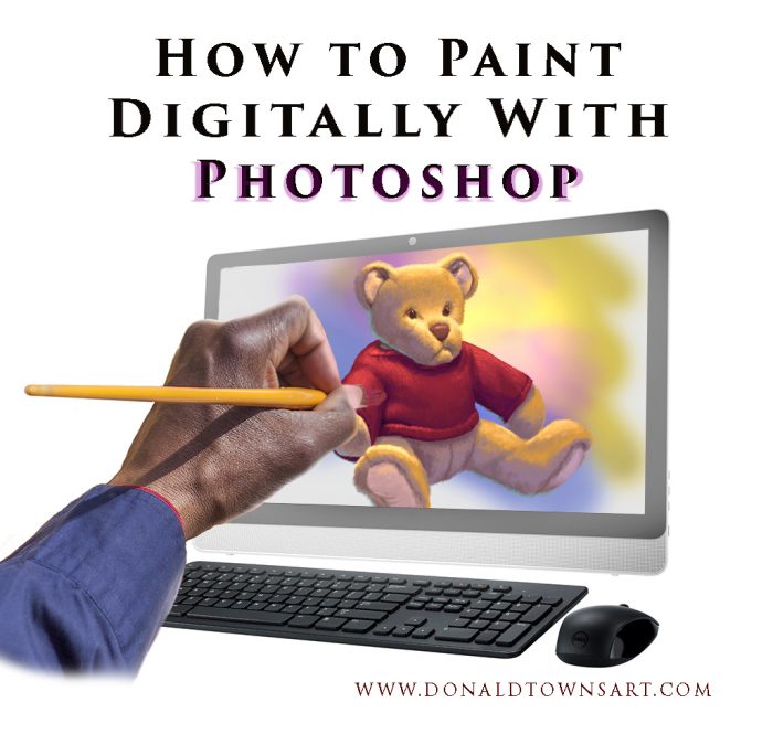 How To Paint Digitally With DONALD TOWNS ART