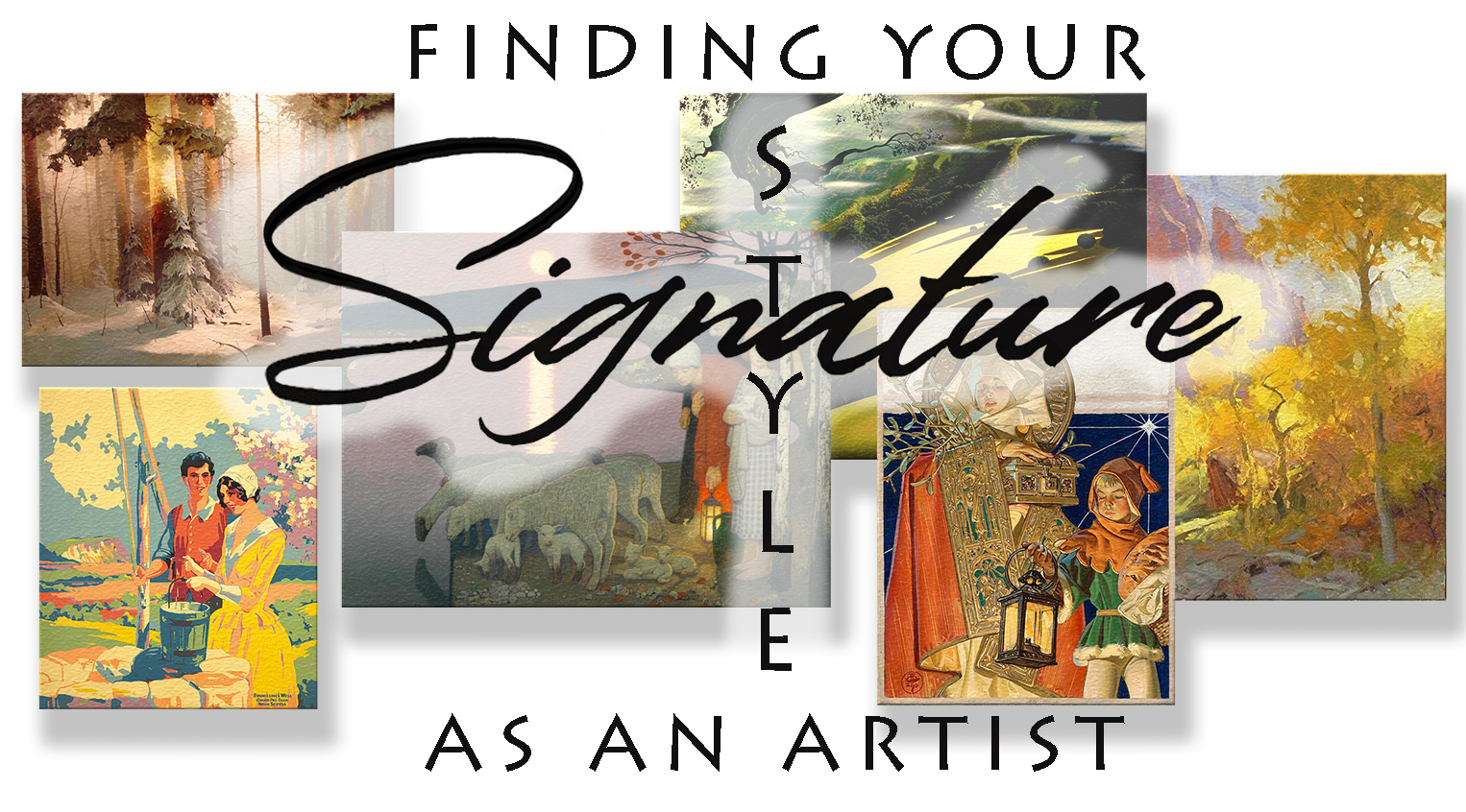 Six different artist styles