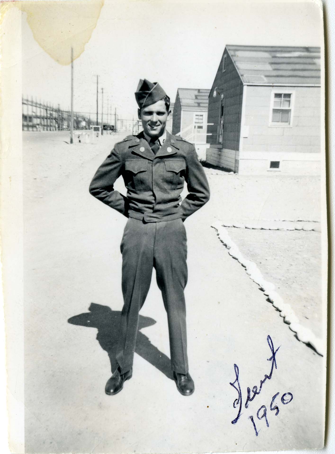 Frank Trent Standing in Uniform · Hanford History Project