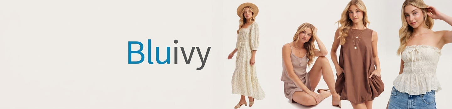 BLUIVY TOPS TOPS - OPEN KNIT TOPS - SWEATERS DRESSES JUMPSUITS ROMPERS CARDIGANS