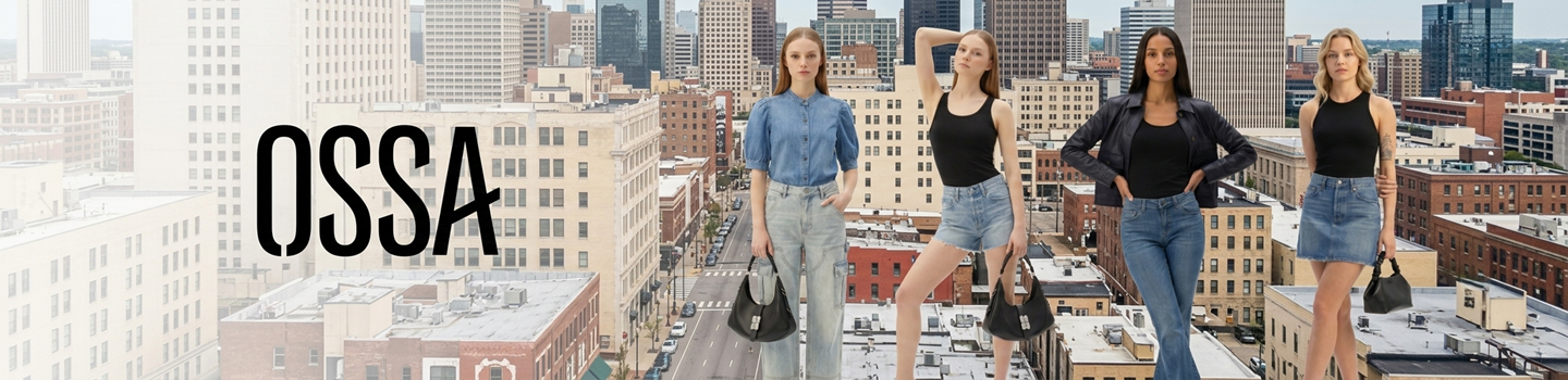 Ossa Denim Jeans Shirts Shorts Skirts