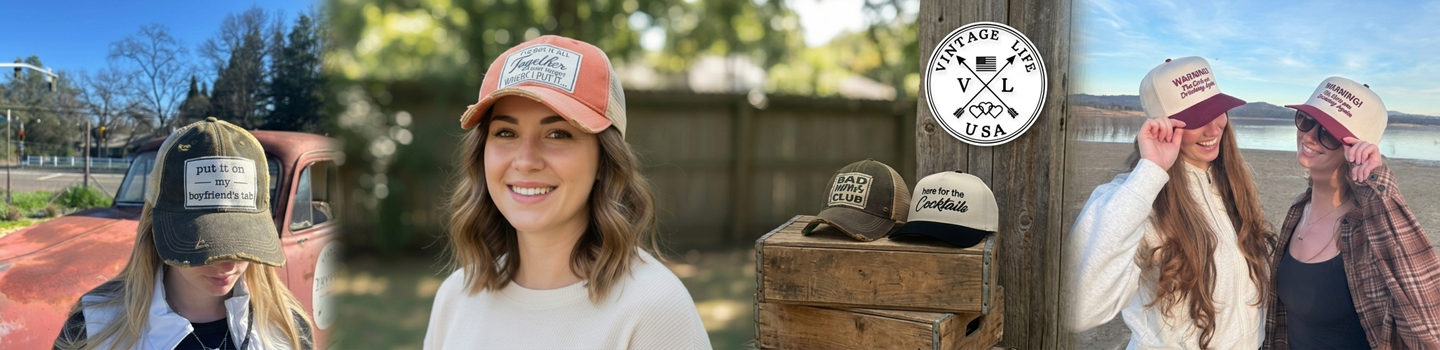 Vintage Life Trucker Hats